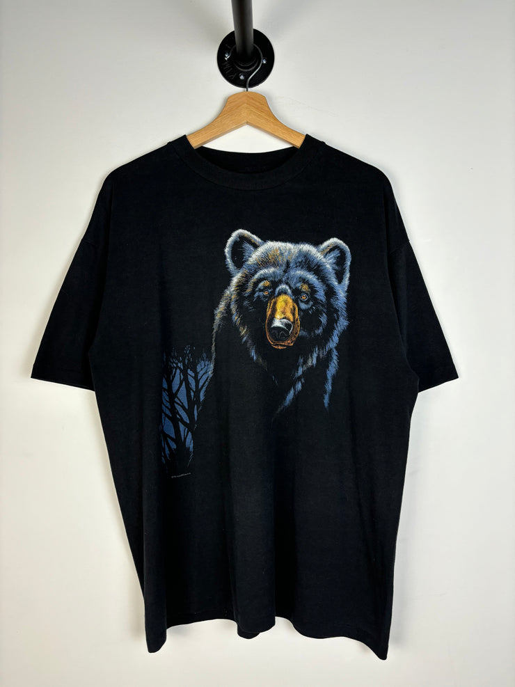 Vintage 1995 Grizzly Bear Black Tee