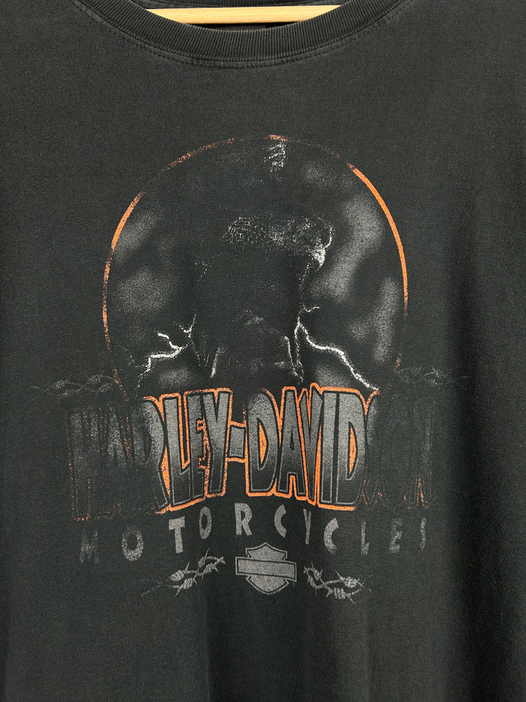 Vintage 90s Harley Davidson Alberta Black Long Sleeve