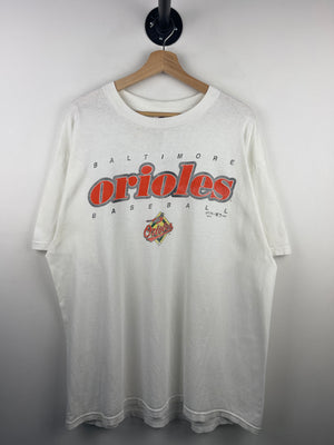 Vintage 90s MLB Baltimore Orioles Baseball White Tee