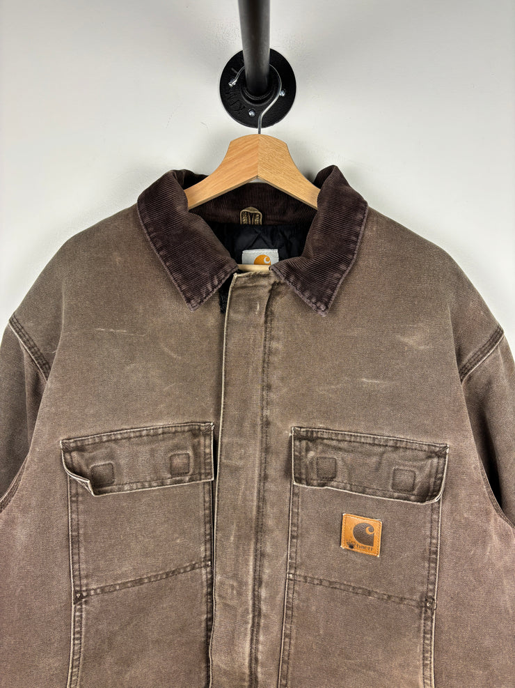 Vintage Carhartt Arctic Chocolate Brown Jacket C26 CHT