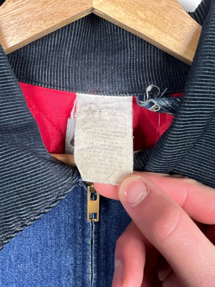 Vintage 80s Carhartt Detroit Blue Denim Work Jacket