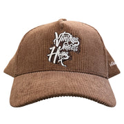 VMH Brown Corduroy Snapback Hat