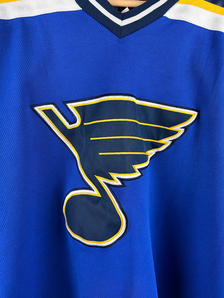 Vintage 90s NHL Pro Player St. Louis Blue Blue Hockey Jersey