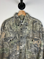 Vintage 90's Game Hunter Real Tree Camo Button Up Shirt