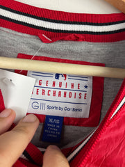 Vintage MLB Cincinnati Reds Embroidered Red Pullover Windbreaker