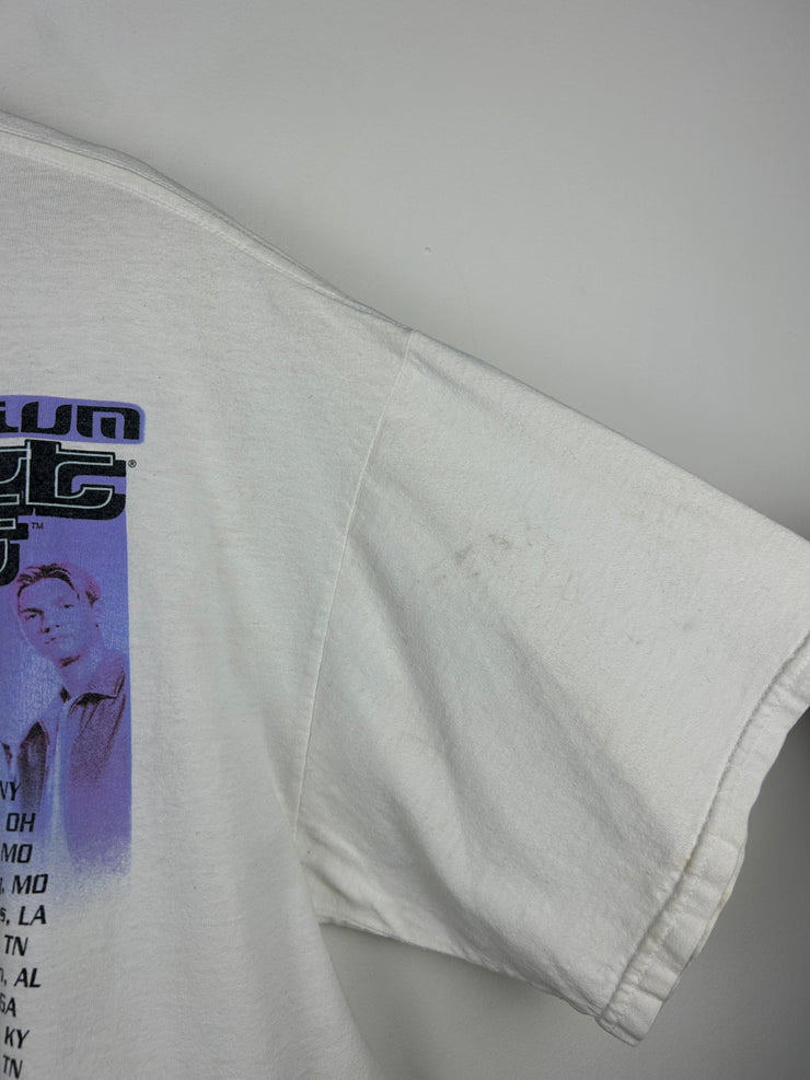Vintage 90s Backstreet Boys Into The Millennium Tour White Tee
