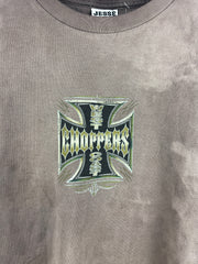 Vintage West Coast Choppers Chrome Logo Faded Tee