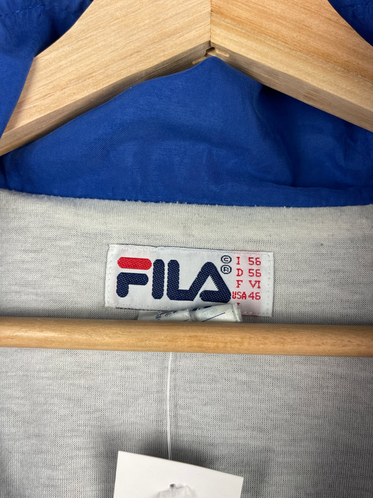 Vintage 90s Fila Blue & Black Windbreaker