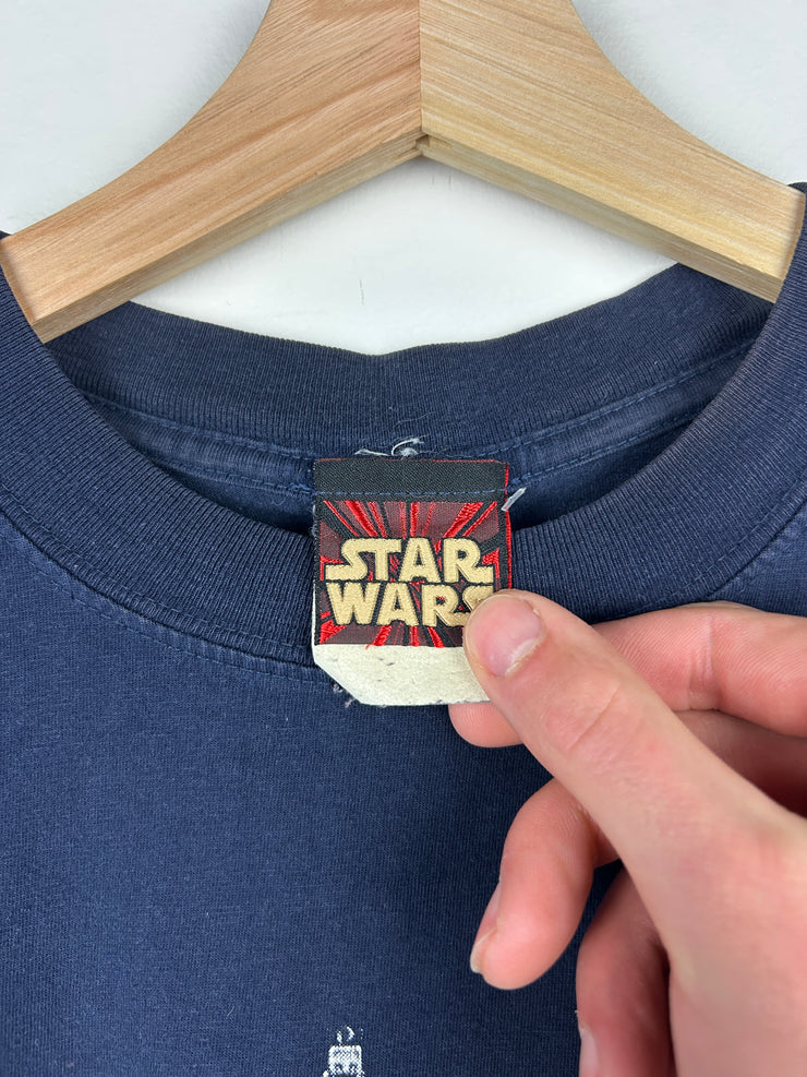 Vintage 90s Star Wars Episode 1 Anakin Skywalker Navy Tee