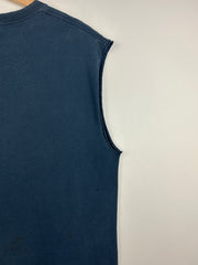 Vintage West Coast Choppers Navy Cut Off Tank Top