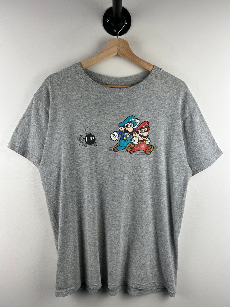 Vintage 2003 Super Mario Bros Grey Tee