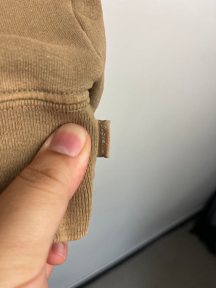 Supreme SS23 Overdyed S Logo Natural Hoodie