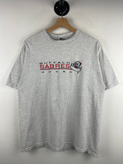 Vintage 90s NHL Buffalo Sabres Hockey Embroidered Grey Tee
