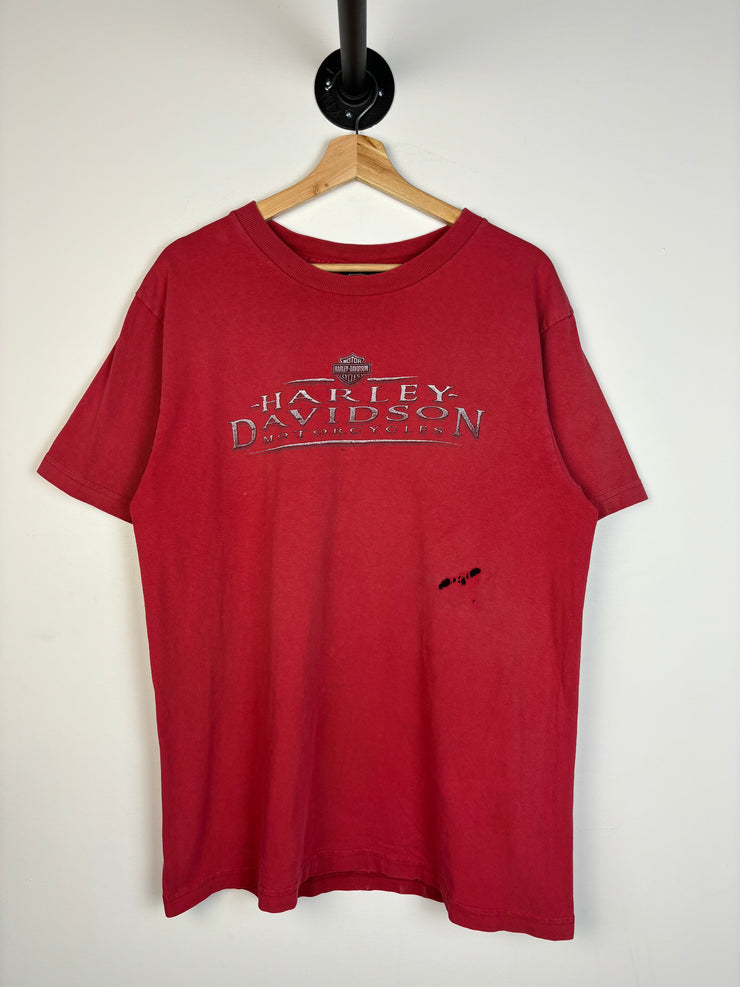 Vintage Harley Davidson Milwaukee Red Tee