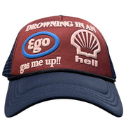 Going Ghost In The Suburbs Ego Hell Souvenir Trucker Hat