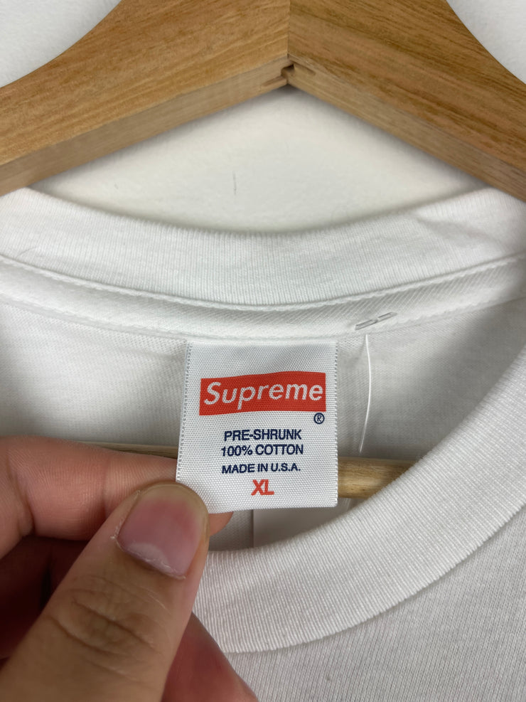 Supreme SS15 Neil Young Photo White Tee