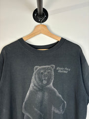 Vintage 90's Bear Wrap Around Black Tee