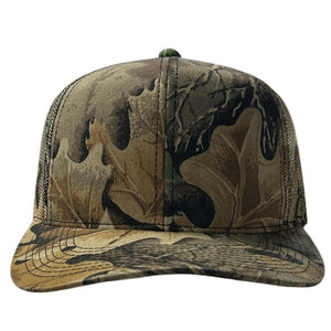 Vintage 90s Real Tree Camo Trucker Snapback Hat