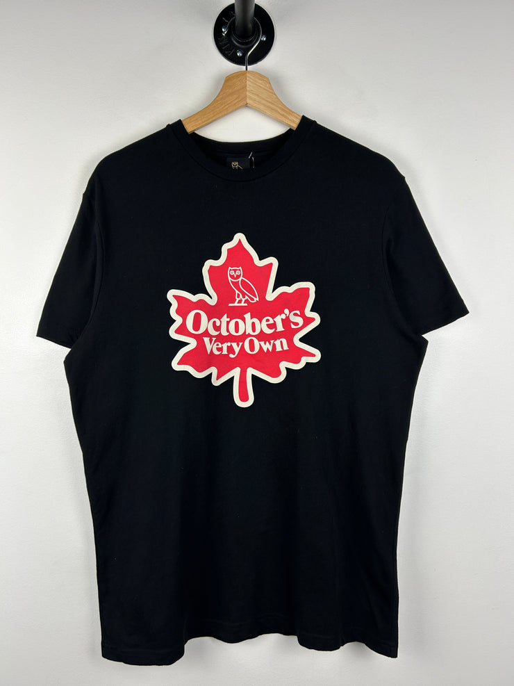OVO Maple Leaf Black Tee
