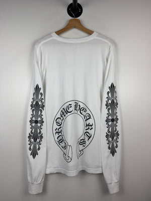 Chrome Hearts Floral White Long Sleeve