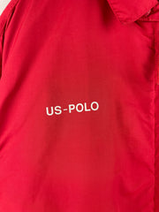 Vintage 90s Polo Ralph Lauren US-Polo Red Windbreaker