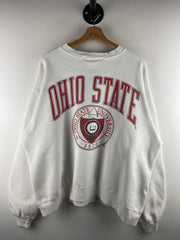 Vintage 90s Ohio State University White Crewneck