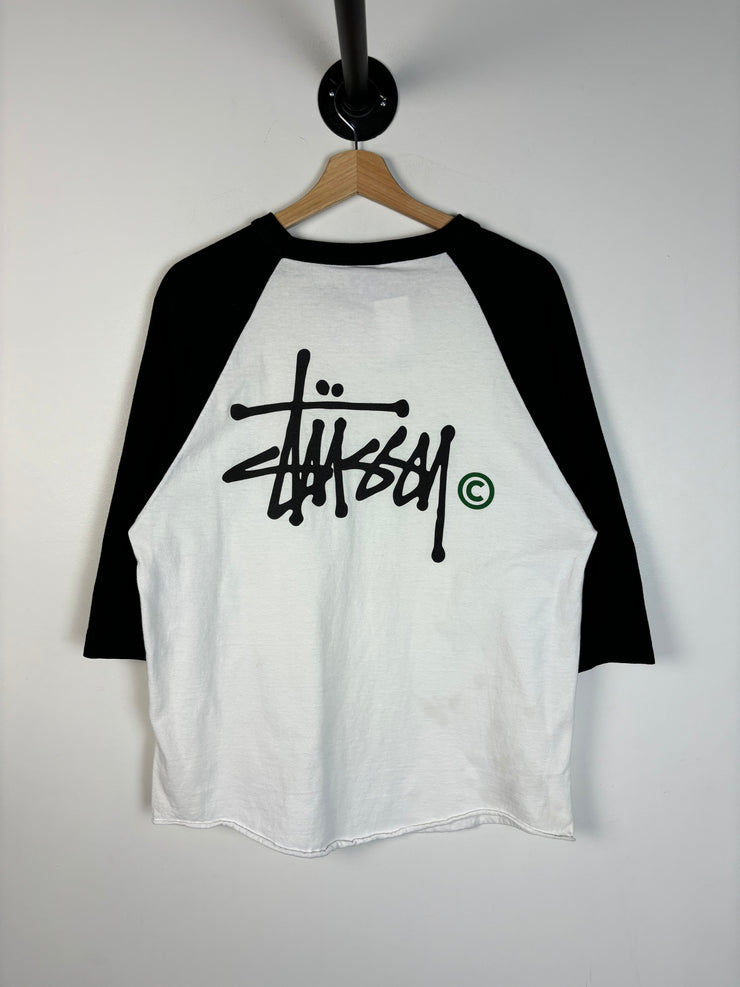 Stussy Baseball Black & White Tee