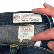 Evisu No.3 Daicock Blue Denim Jeans