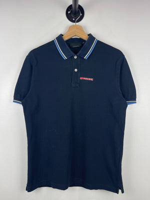 Prada Sport Navy Polo Shirt