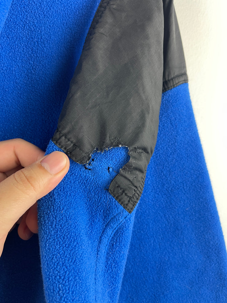 Vintage 90s NFL Buffalo Bills Multi Pocket Blue Fleece Hoodie