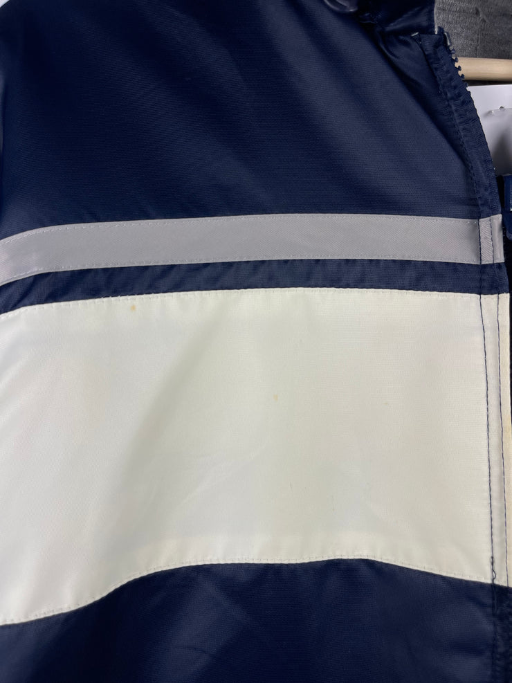 Vintage NFL Dallas Cowboys Navy & Grey Reversible Hooded Jacket