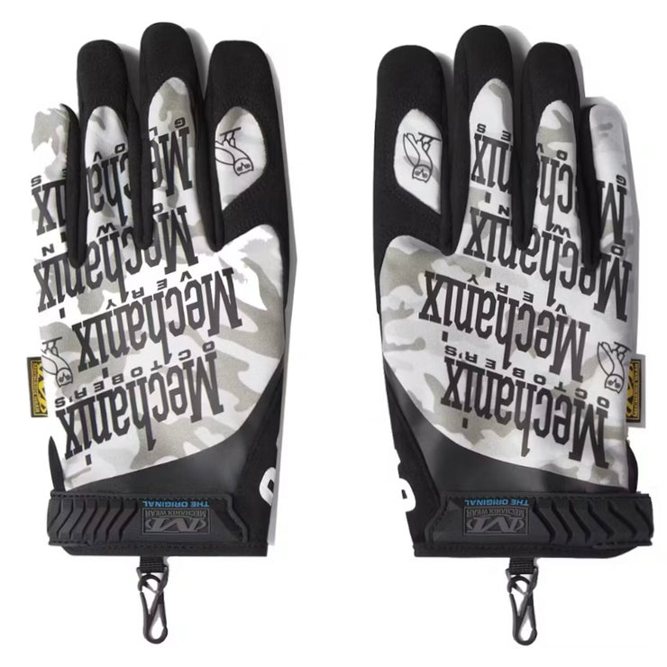OVO FW21 Mechanix White Camo Original Gloves