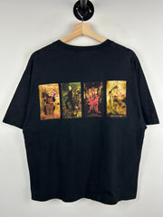 Vintage 2000 Marilyn Manson Hierophant Tarot Card Black Tee