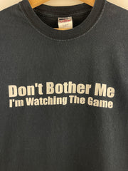 Vintage Don’t Bother Me Im Watching The Game Comedy Black Tee