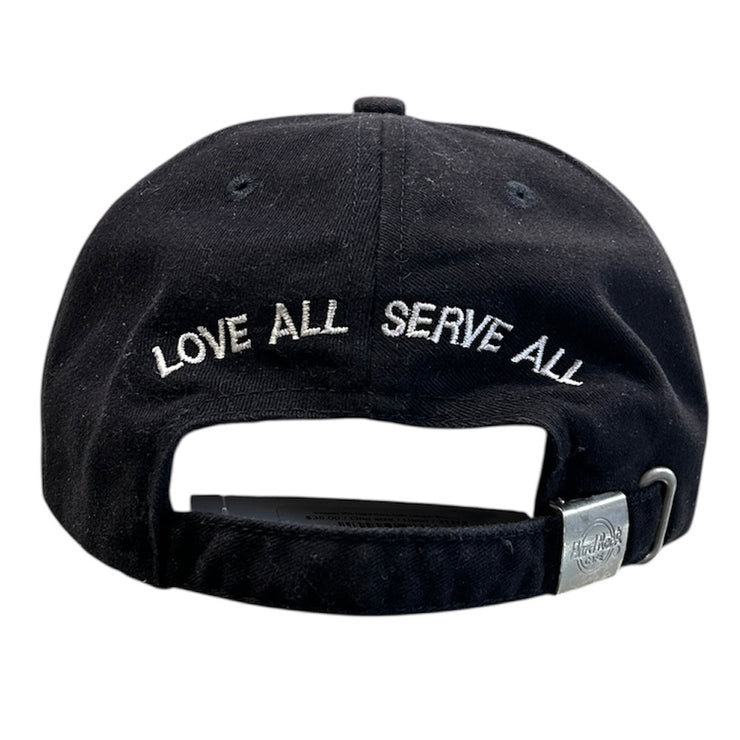 Vintage 90s Hard Rock Café London Black Strapback Hat