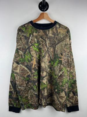 Vintage Real Tree Camo Thermal Long Sleeve