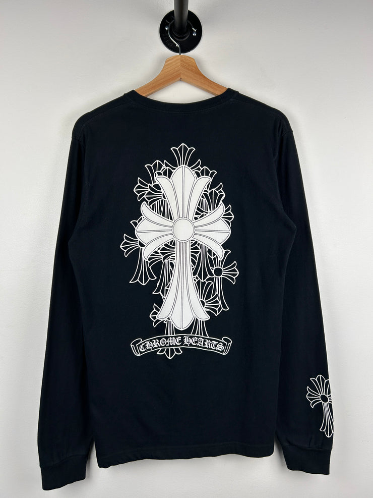 Chrome Hearts Multi Cross Cemetery Black Long Sleeve