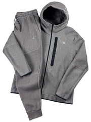 Nike Tech Fleece Light Brown Zip Up Hoodie & Sweatpants Set