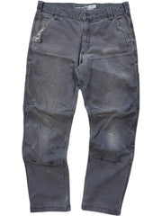 Vintage Carhartt Relaxed Fit Double Knee Grey Work Pants