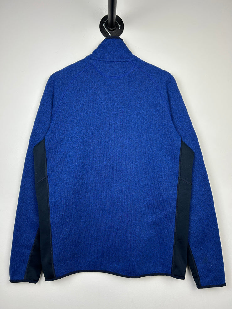 Vintage Patagonia Blue Fleece Zip Up Sweater