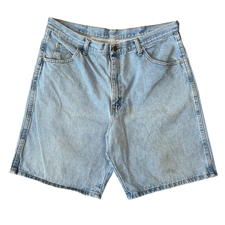Vintage Wrangler Light Wash Blue Denim Shorts