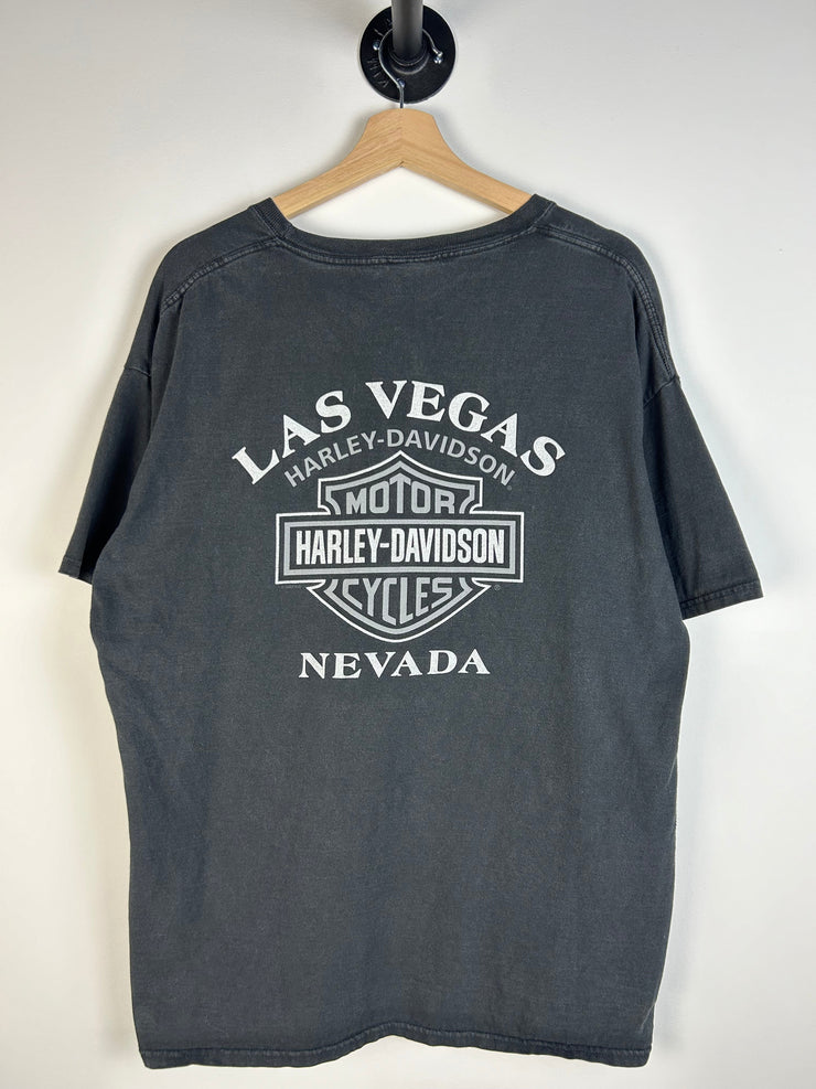 Vintage Harley Davidson Las Vegas Black Tee