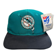 Vintage 90s MLB The Game Florida Marlins Snapback Hat