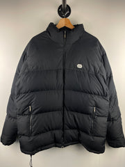 Vintage Nike Spellout Down Filled Black Puffer Jacket