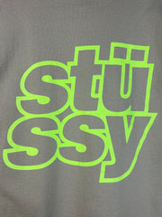 Stussy Spellout Beige & Neon Tee