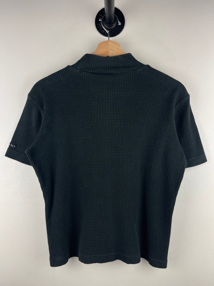 Vintage Liz Golf Black Mockneck Women’s Tee