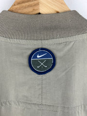 Vintage 90s Nike Golf Beige Bomber Jacket