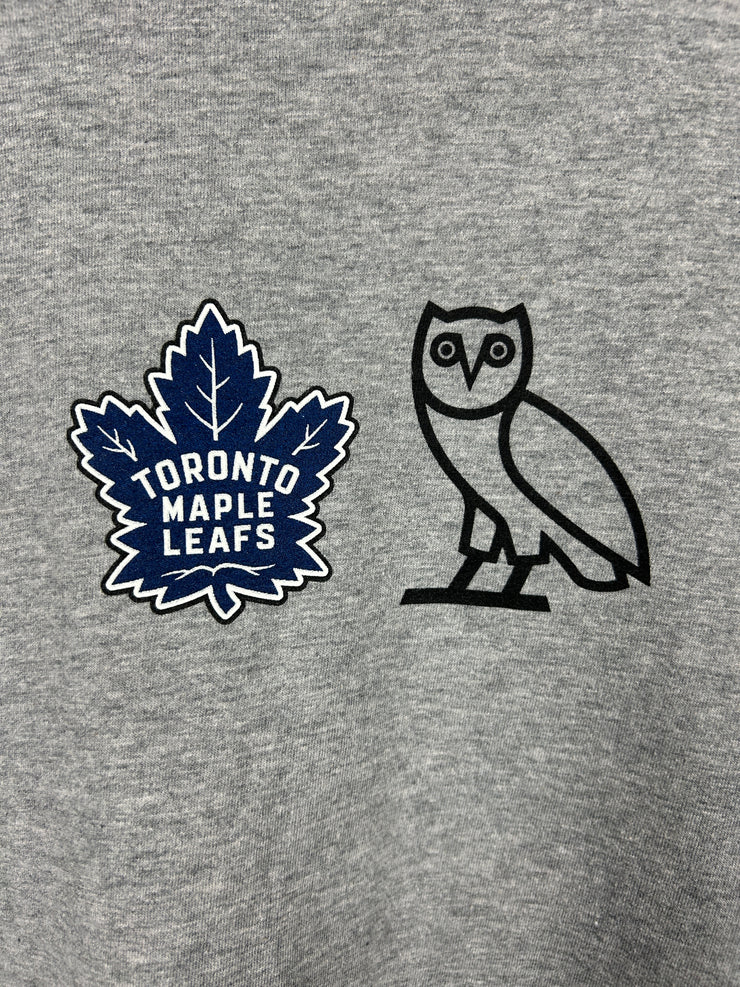 OVO X NHL Toronto Maple Leafs Grey Tee