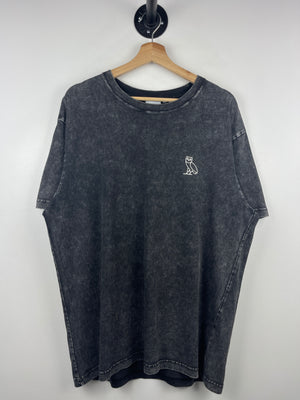 OVO Owl Garment Dyed Black Tee