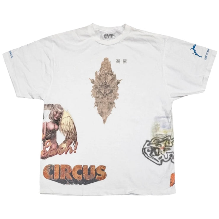 Travis Scott Utopia Circus Maximus Tour I Can See The Future White Tee